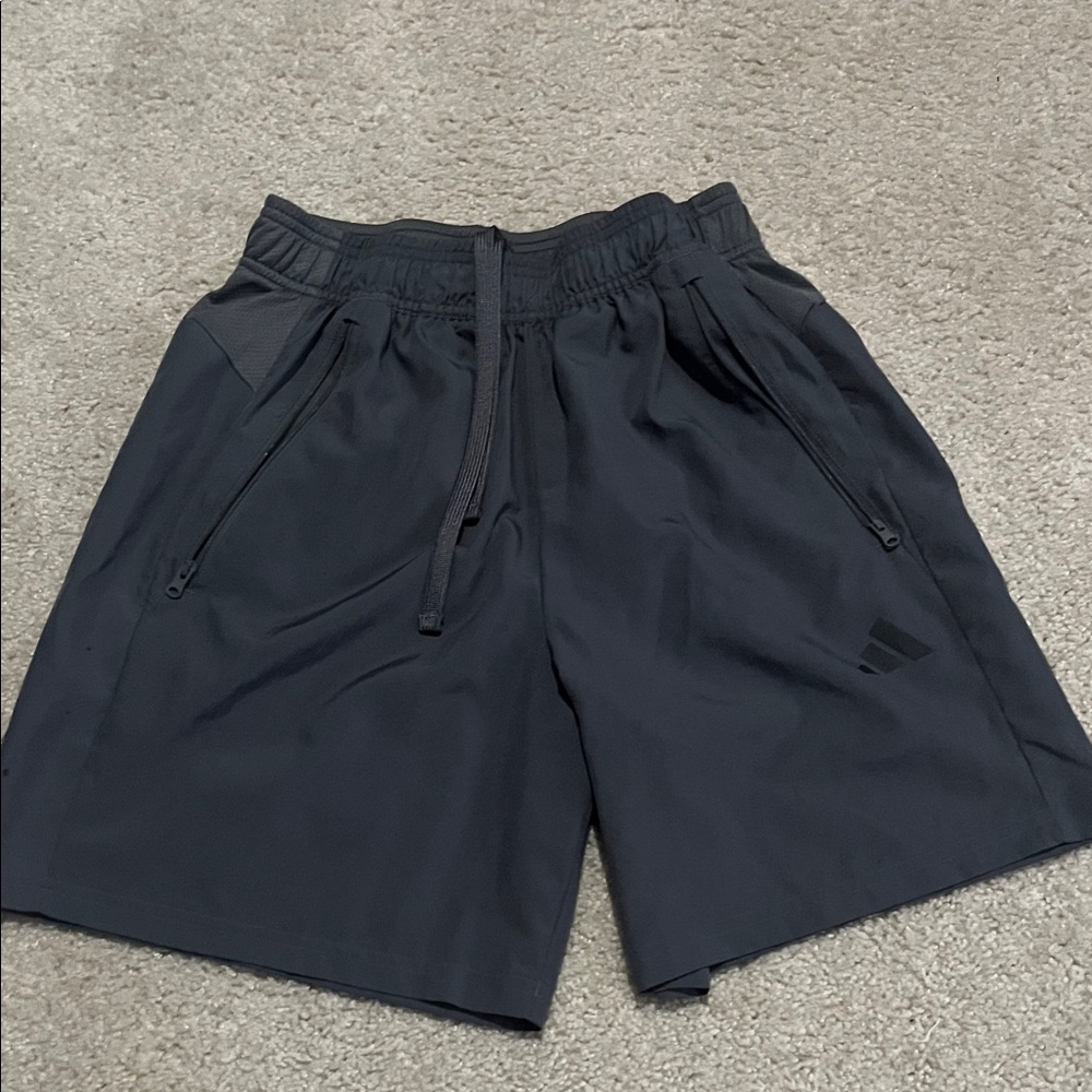 Adidas Men's Dark Gray Athletic Shorts